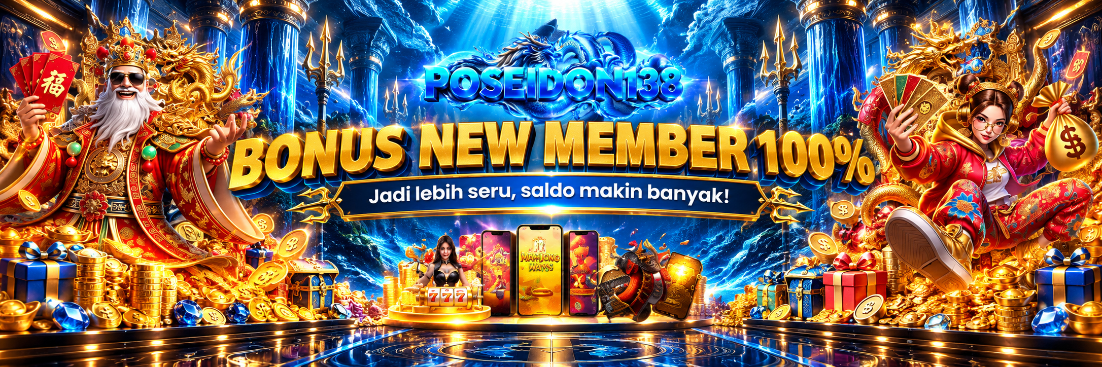 BONUS NEW MEMBER 100%